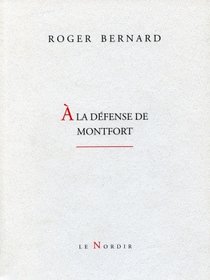 Cover of a document printed in French. The name of the author and the title appear in capital letters on a white background. The initial letter of the title is slightly larger, in red. The title is also underlined in red. The name of the publisher is positioned at the bottom of the page.